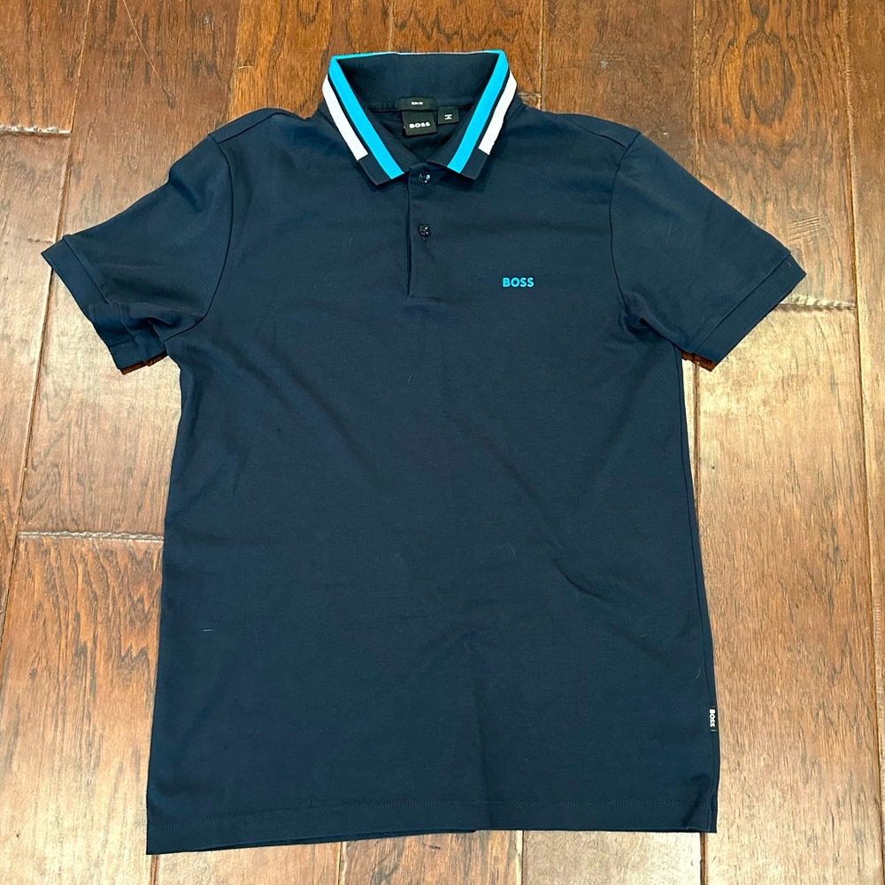Hugo Bosss black label polo tshirt(slim fit)_M